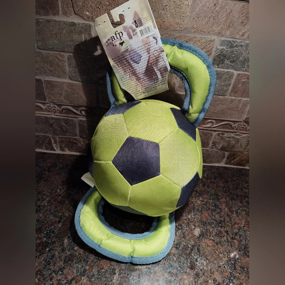 All For Paws Handle Soccer Ball Toy, Outdoor Dog